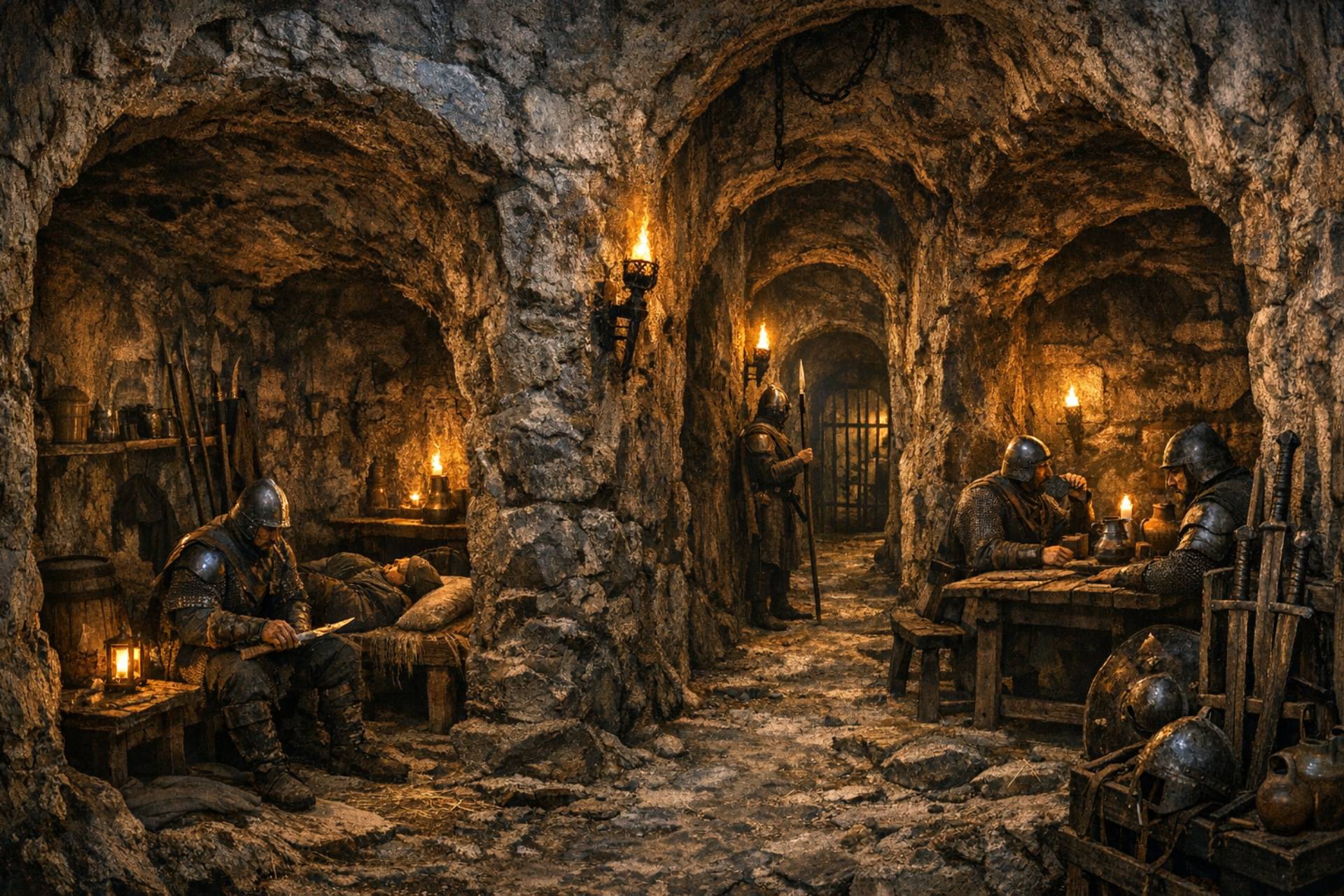 Zindanların Gerçek İşlevi – Askerî Odalar, Depolar ve Orta Çağ Mimarisinin Yanıltıcı Karanlığı, ST. HILARION KALESİ