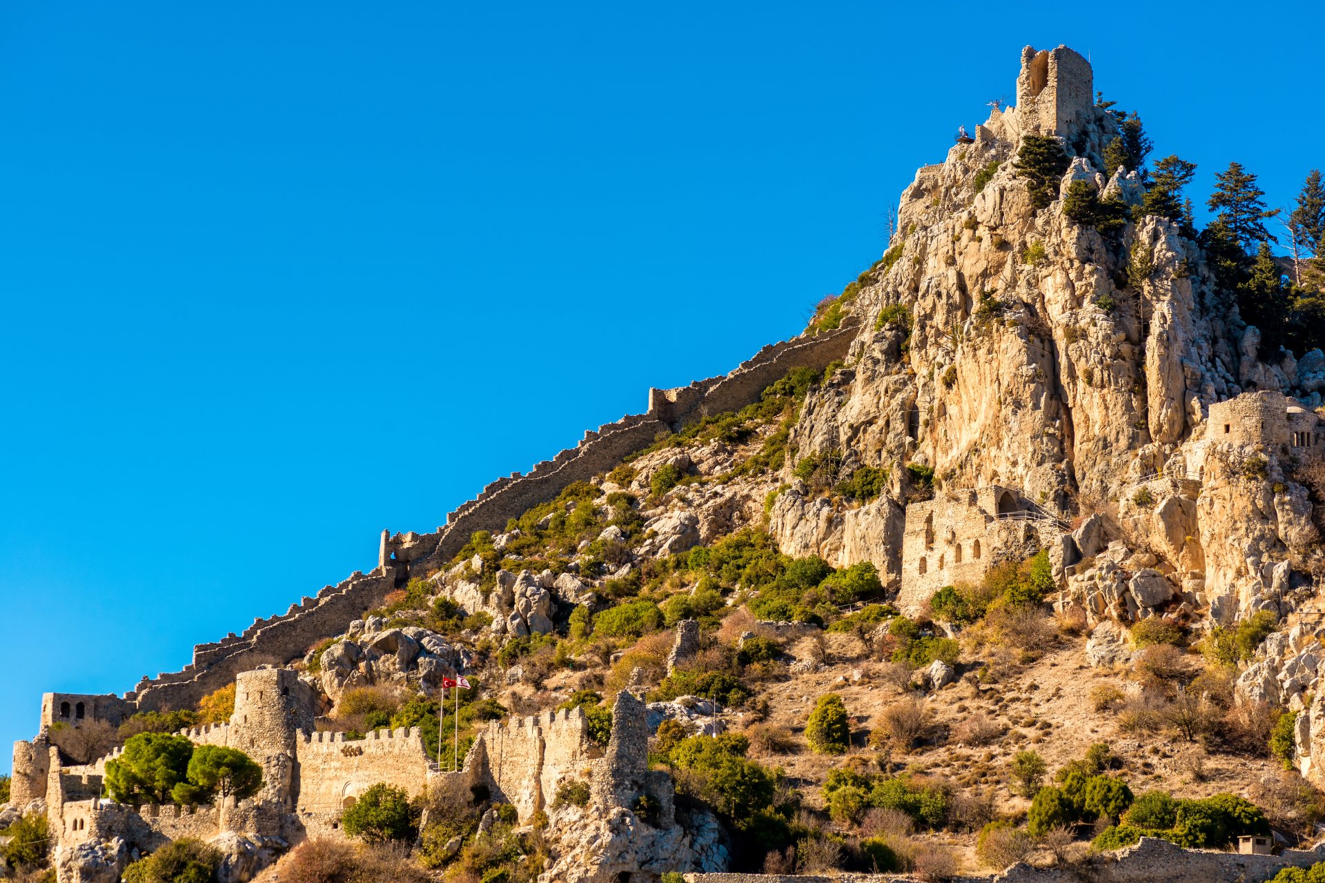 St. Hilarion castle. Kyrenia District, Cyprus.